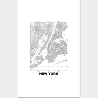 New York City Map Posters and Art